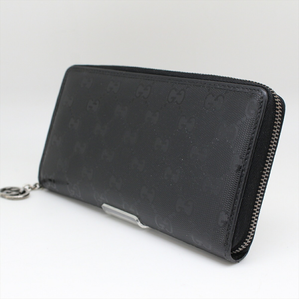 Gucci Gg Implement Leather Round Zipper Wallet Bl… - image 2
